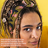 Tibetan Style Alloy & Cowrie Shell Braiding Hair Pendants Decoration OHAR-AB00016-6
