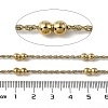 304 Stainless Steel Double Beads Cable Chains CHS-K022-01A-G-3