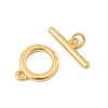 SHEGRACE Brass Toggle Clasps XGR0123G-157G-2