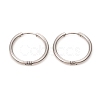 Tarnish Resistant 201 Stainless Steel Huggie Hoop Earrings LS-EJEW-L250-01K-P-2
