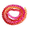 Transparent Glass Beads Strands GLAA-E036-07K-3
