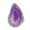 Natural Agate Pendants G-F646-02C-2