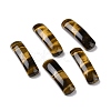 Natural Tiger Eye Connector Charms G-D460-02E-1