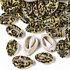 Printed Natural Cowrie Shell Beads X-SSHEL-R047-01-B06-1