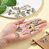24Pcs 12 Styles Alloy Enamel Pendants ENAM-FS0001-94-10