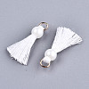 Polycotton(Polyester Cotton) Tassel Pendant Decorations FIND-T052-13Q-2