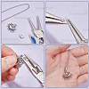 Brass Snap Clasps KK-BBC0021-49S-7