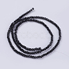 Opaque Solid Color Glass Bead Strands GLAA-F076-A14-2