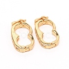 Brass Peanut Enhancer Clasp PURS-WH0001-01G-1