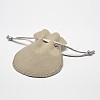 Velvet Bags Drawstring Jewelry Pouches TP-O002-C-04-1