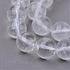 Natural Quartz Crystal Beads Strands G-Q462-6mm-32-1