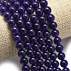 Natural Malaysia Jade Beads Strands G-L645-C01-8mm-07-3