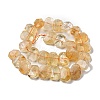 Natural Citrine Beads Strands G-O052-03-5