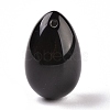 Natural Obsidian Pendants X-G-P438-F-05-2
