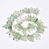 Natural Crackle Quartz Crystal Dyed Beads Strands G-I345-05G-3