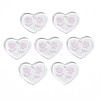Transparent Resin Pendants RESI-N030-001E-1