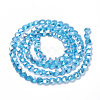 Electroplate Glass Beads EGLA-Q091-14mm-A10-2