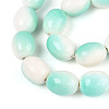 Spray Painted Synthetic Turquoise Beads Strands TURQ-T004-15A-3