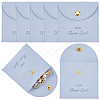 10Pcs Velvet Pouches with Snap Button ABAG-SP0001-42D-1