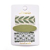 Cloth Snap Hair Clips Set PHAR-D010-01B-1