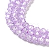 Cubic Zirconia Bead Strands ZIRC-C006-01B-09-4