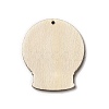 Single Face Printed Wood Pendants WOOD-H102-02I-3