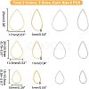 36Pcs 6 Style 304 Stainless Steel Linking Rings STAS-UN0033-66-5
