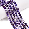 Natural Crackle Agate Beads Strands G-T119-01A-05-1