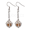 Glass Seed Beads Dangle Earrings EJEW-MZ00350-03-2