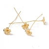 Brass Flower Head Pins FIND-B009-10G-1