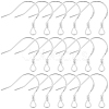 10Pairs 925 Sterling Silver Earring Hooks STER-BBC0008-93S-7