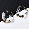 Transparent Glass Pendants GLAA-Q088-020-6