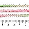Transparent Painted Glass Beads Strands X1-DGLA-A034-T4mm-A18-3