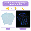 6 Sheets Luminous Paper Tattoo Stickers STIC-TAC0001-007A-5
