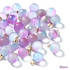 40Pcs Transparent Spray Painted Glass Charms GLAA-YW0003-89A-1