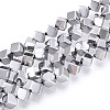 Electroplated Synthetic Non-magnetic Hematite Beads Strands G-T139-62A-1