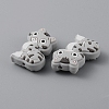Cat Silicone Beads LS-SIL-WH0002-86D-2
