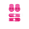 Resin Buttons and Tailfile Clip Set FIND-WH0152-523A-1