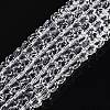 Transparent Glass Beads Strands GLAA-Q114-01A-A01-1