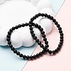 Natural Rainbow Obsidian Stretch Bracelets BJEW-F315-6mm-5