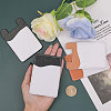 CHGCRAFT 8Pcs 4 Style Sublimation Imitation Leather Phone Card Holder AJEW-CA0003-83-3