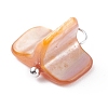 Natural Freshwater Shell Charms PALLOY-JF01352-03-3