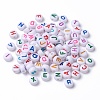 Opaque White Acrylic Beads MACR-N012-01-2