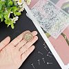 500Pcs Eco-Friendly Plastic Stud Earring Findings KY-SP0001-03B-3