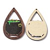 Halloween Theme Single Face Printed Aspen Wood Big Pendants WOOD-G015-05D-2