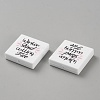Square Food Grade Eco-Friendly Silicone Focal Beads LS-SIL-SZC0005-21A-03-2