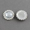 Shining Flat Back Faceted Half Round Acrylic Rhinestone Cabochons RB-S020-07-B04-1