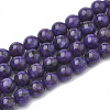 Natural Chalcedony Beads Strands G-S333-10mm-011-1