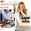 T-Shaped Bar Wood with Velvet Watch Organizer Display Stands with Rectangle Trays for Rings ODIS-PH0009-16A-5