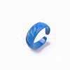 Spray Painted Alloy Cuff Rings RJEW-T011-31E-RS-3